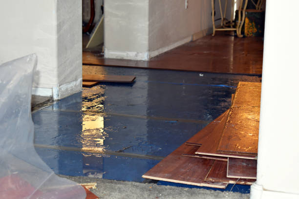 Professional Emergency Water Damage Restoration technician working in Raisin City, CA